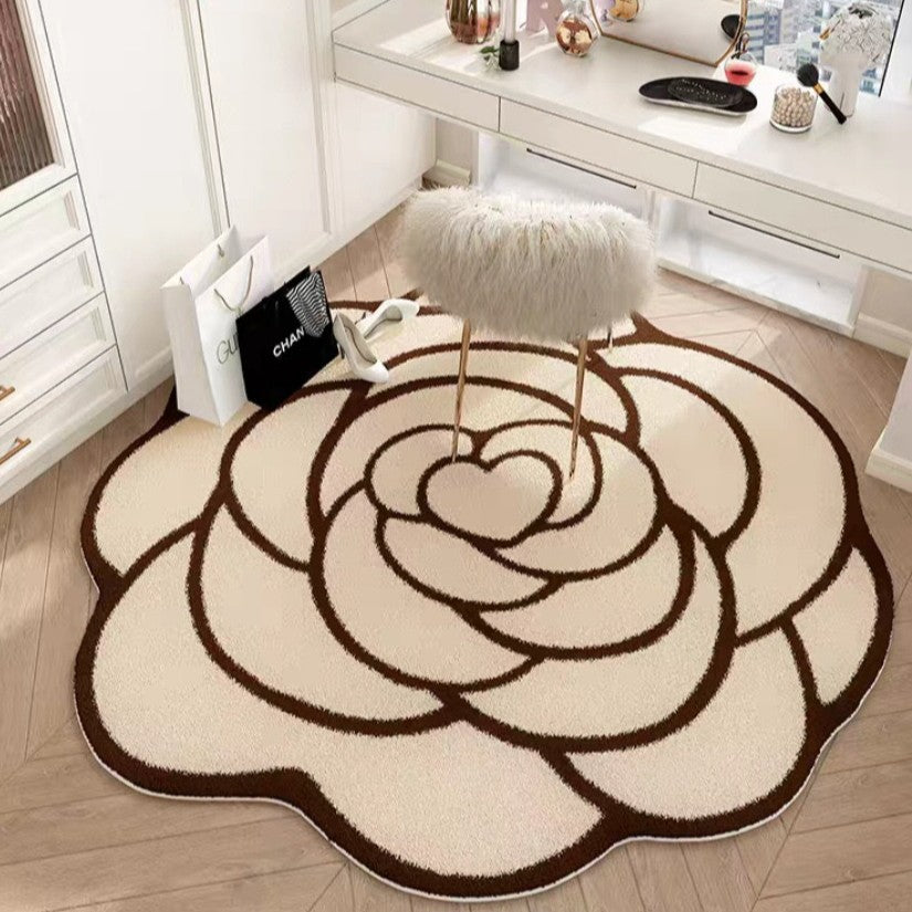 Blumenförmiger Teppich Brehn