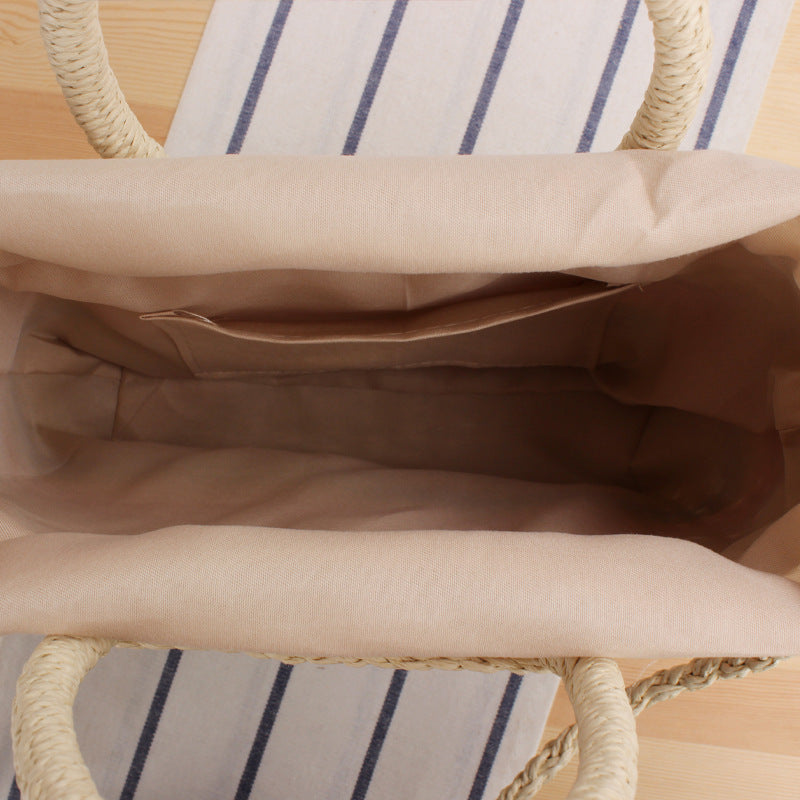 Bunte Korbtasche mit Einzigartigen Details Brehn