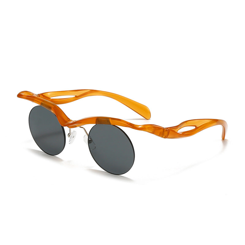 Damen modische Sonnenbrille mit innovativem Rahmen Brehn