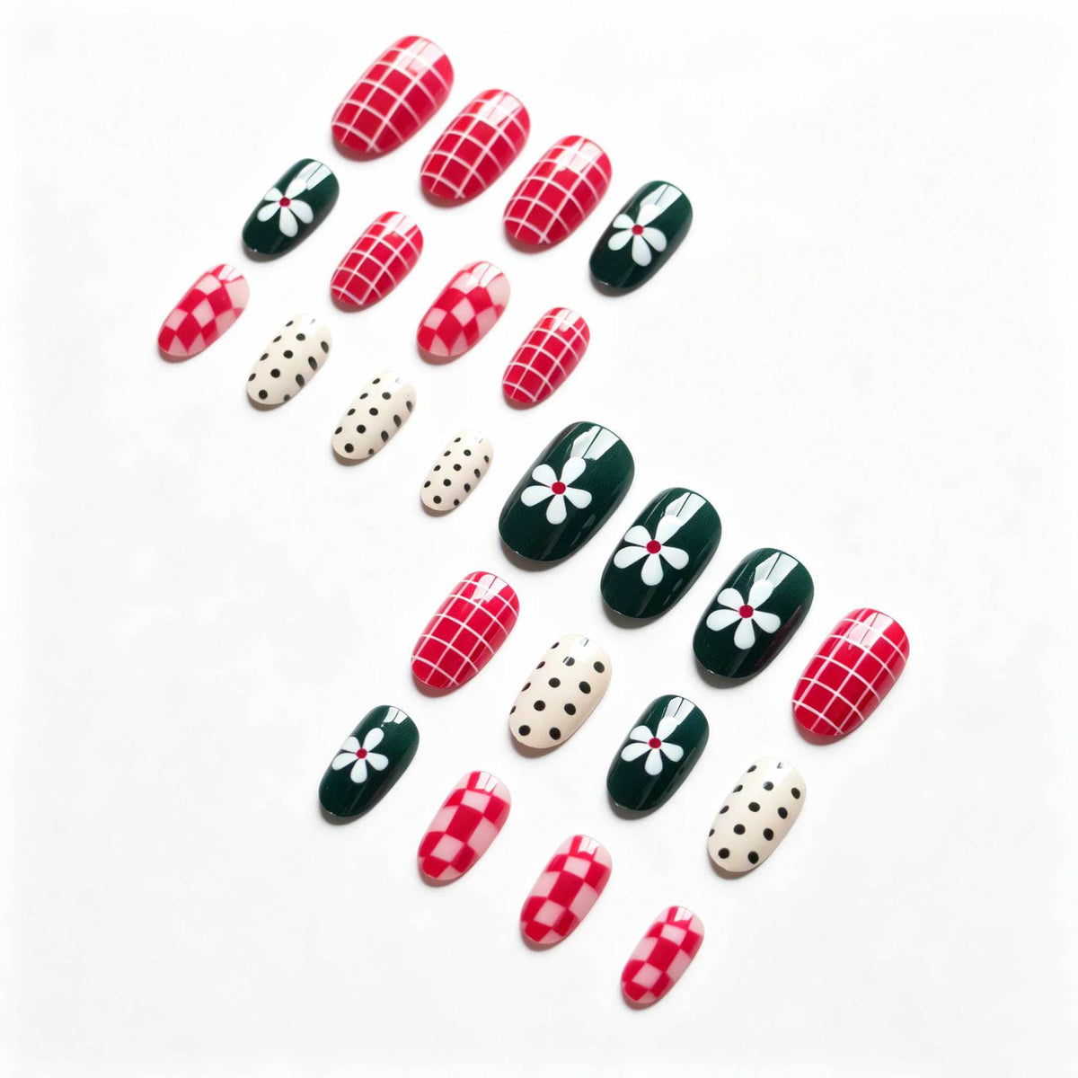 Künstlerisches Multi-Muster Nagelkunst-Set