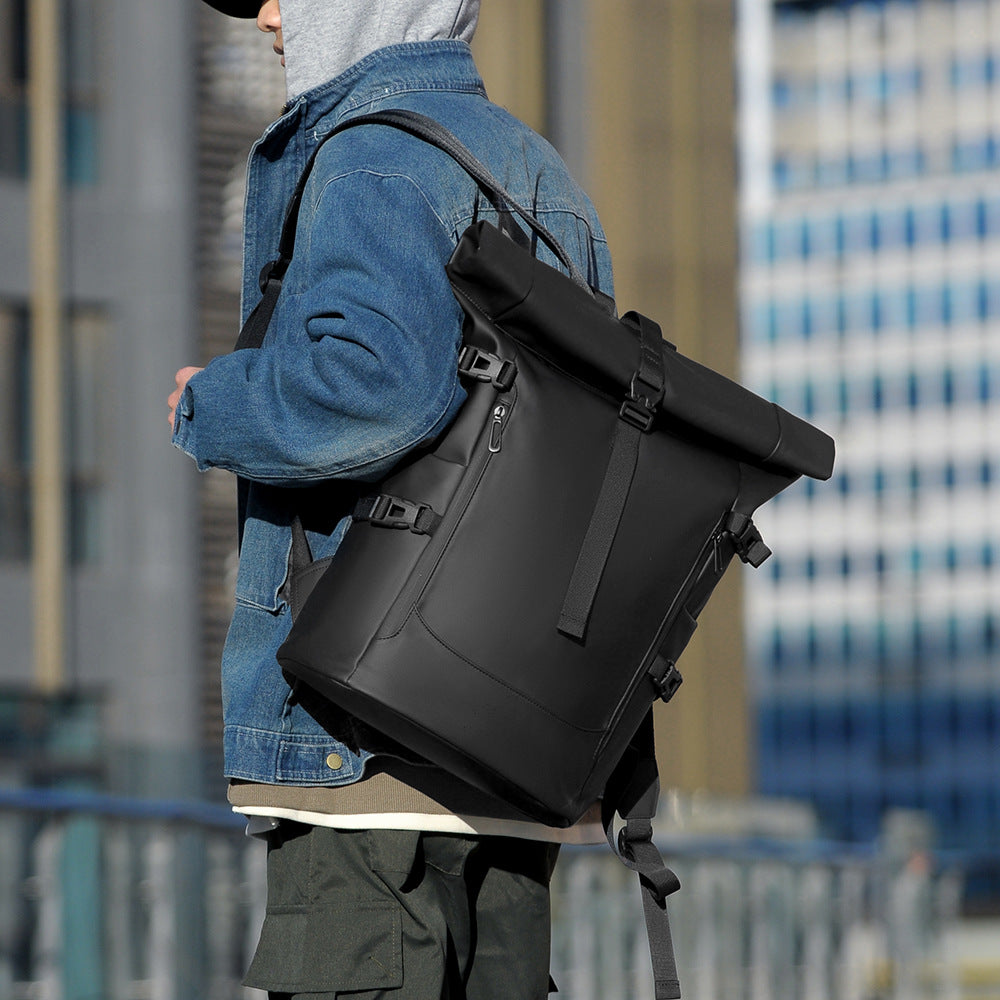 Wasserdichter Rolltop-Rucksack Brehn