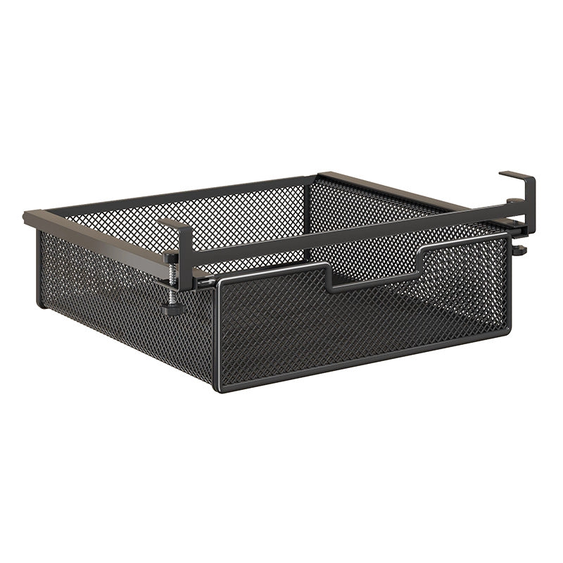 Unterregal Ausziehbarer Metallgitter Pull-Out Aufbewahrungsdrawer mit verstellbarem Klemmen