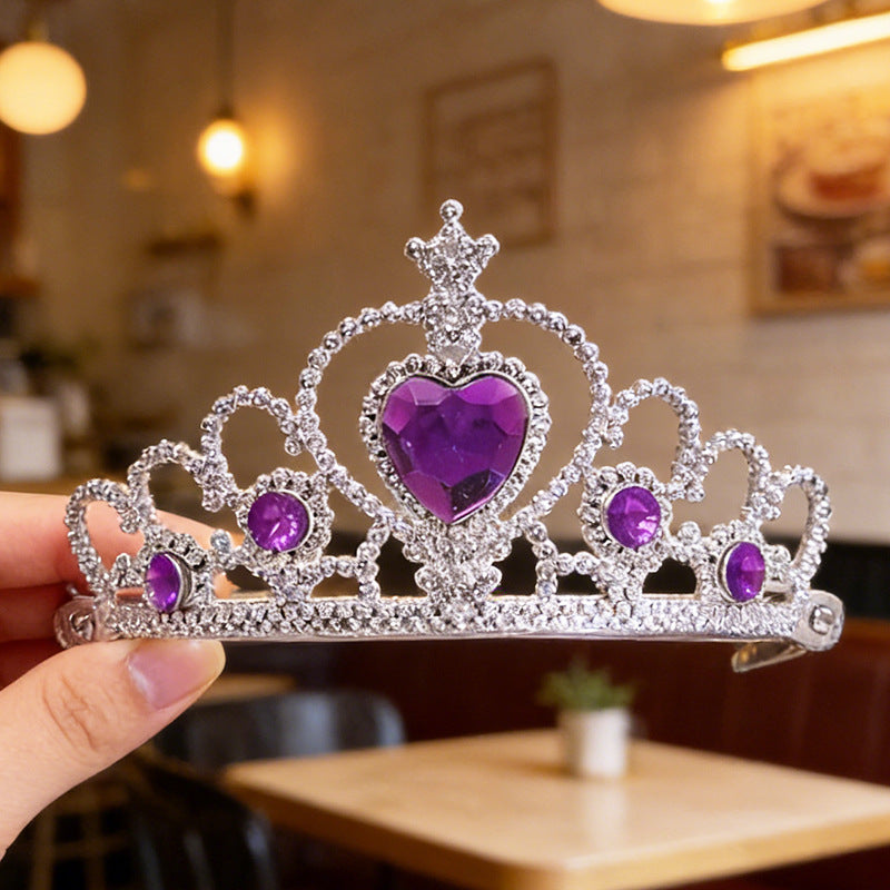 Elegante Kristall Tiara und Zepter Set