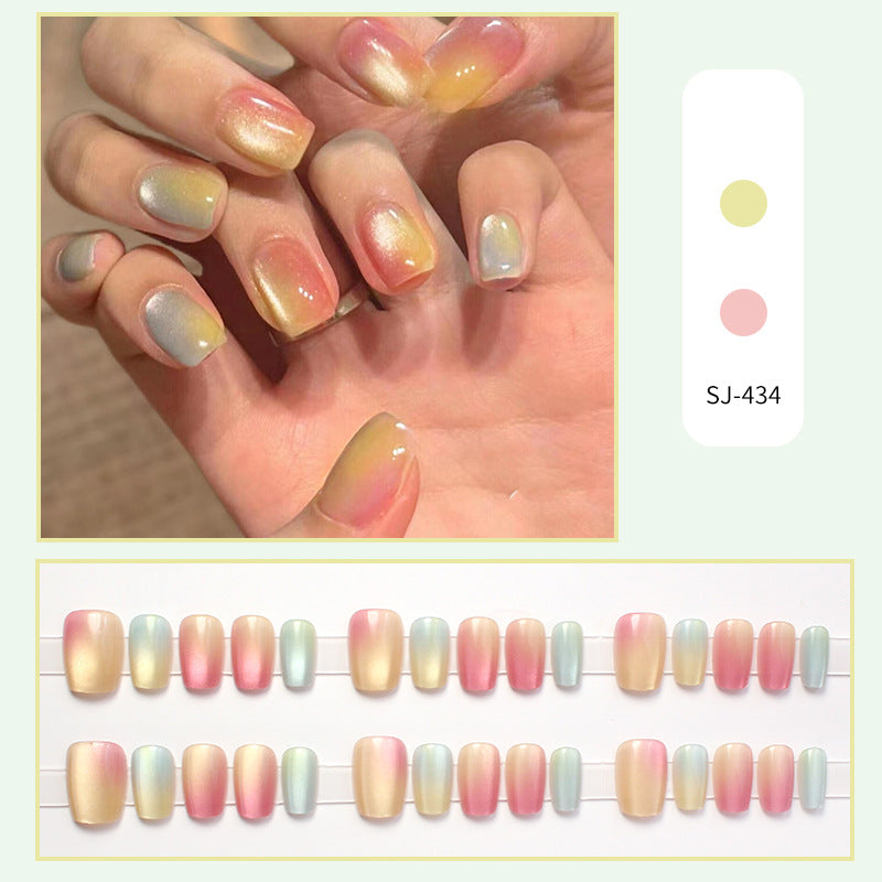 Ombre Effekt Press-On Nagelset Brehn