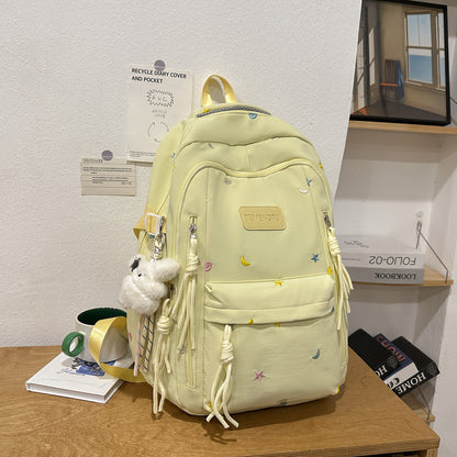 Stylischer Bestickter täglicher Rucksack Brehn