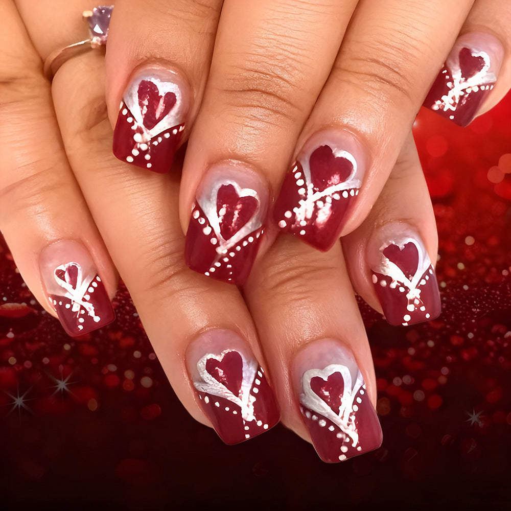 Herz-Themen Gel-Nagelkunst-Set Brehn