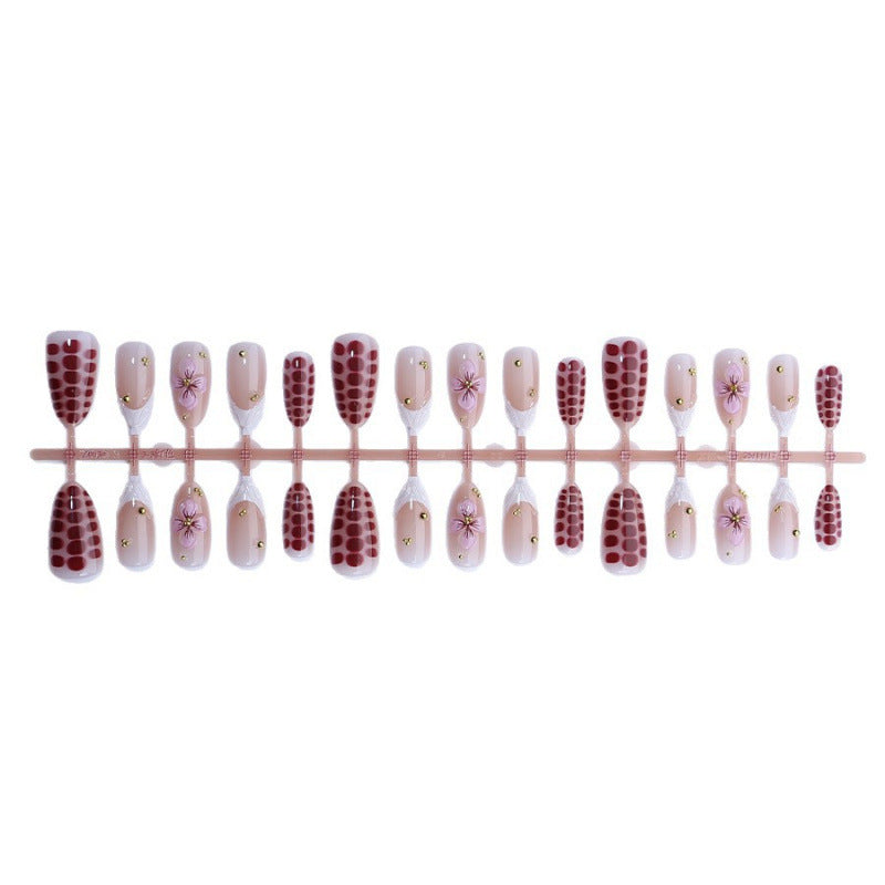 Floral Art Press-On Nail Set Brehn