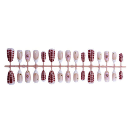 Floral Art Press-On Nail Set Brehn