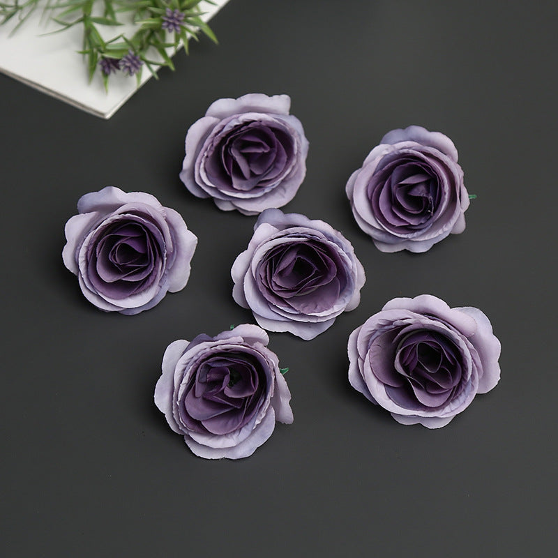 Realistische Künstliche Rosen Brosche