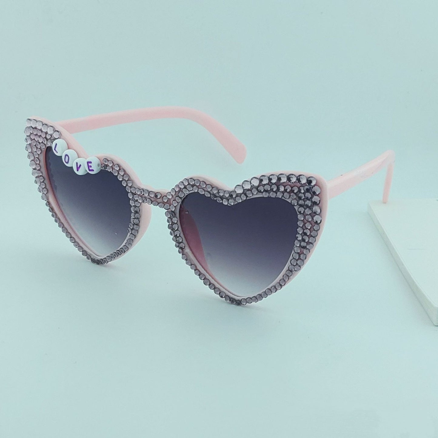 Damen Herzförmige Sonnenbrille mit außergewöhnlichem Dekor Brehn