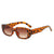 Übergroße Gradientrahmen-Sonnenbrille