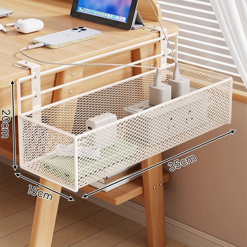 Unter-Tisch Klemmen-Mesh-Kabel- und Stromleistenorganizerkorb