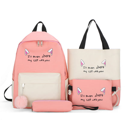 Hübsches Tiermotiv-Rucksacksset Brehn