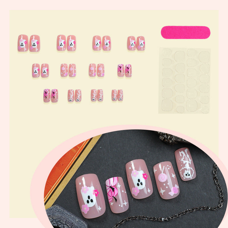 Kunstnagelset mit kreativen Tier- und Blumendesigns Brehn