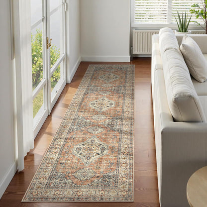 Vintage-inspirierter Läufer Teppich