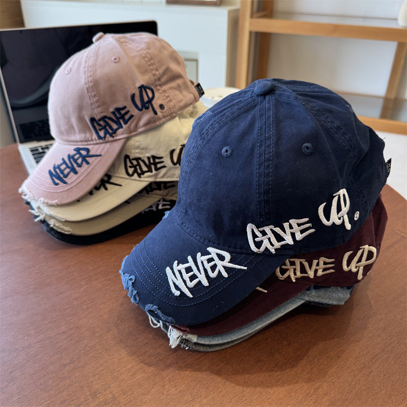 Unisex Distressed Graphic Baseball Cap Brehn