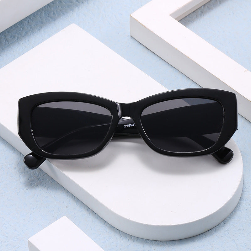 Damen modische Cat-Eye Sonnenbrille aus robustem Kunststoff Brehn