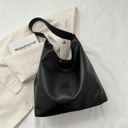 Stylishe Leder Hobo Tasche