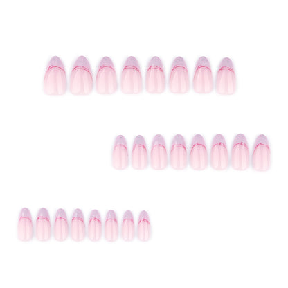 Kunstvolle Stiletto-Nägel mit Glitzer- und Ombre-Design Brehn