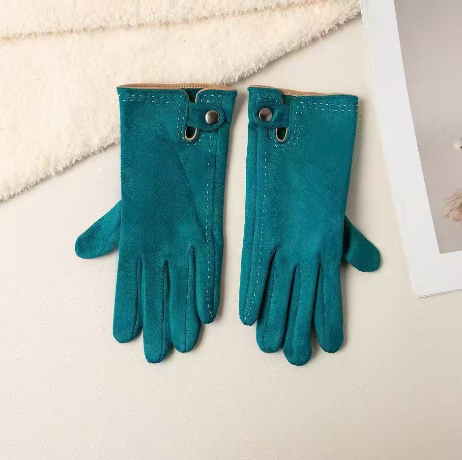 Touchscreen-kompatible weiche Lederhandschuhe Brehn