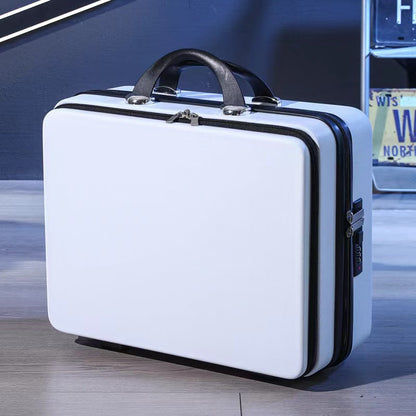 kompakte harte Reis-Kosmetikbox mit TSA-Kombinationsschloss und doppelten Reißverschlussfächern Brehn