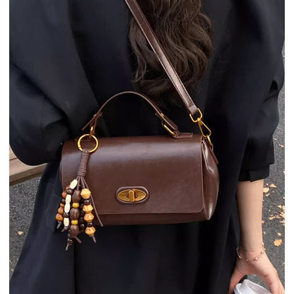 Elegante Leder Umhängetasche Brehn