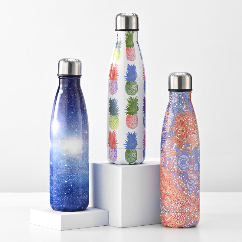 Damen isolierte Edelstahl-Trinkflasche mit ergonomischem Design Brehn