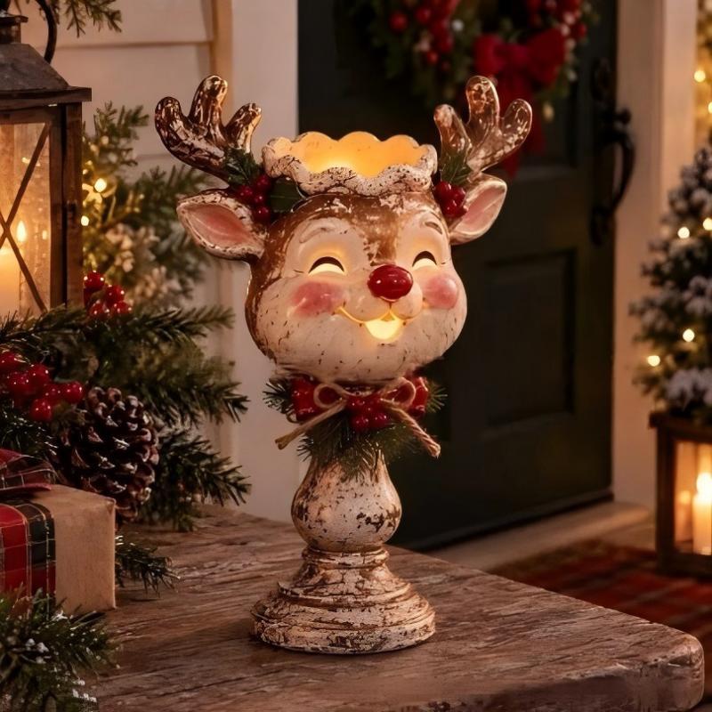 Dekorative Nussknacker-Tischlampe Brehn