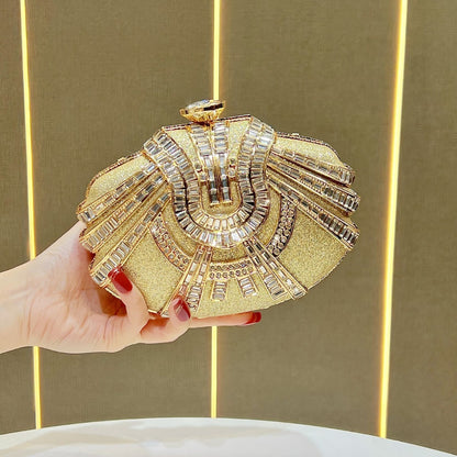 Glamouröse dekorative Clutch Tasche
