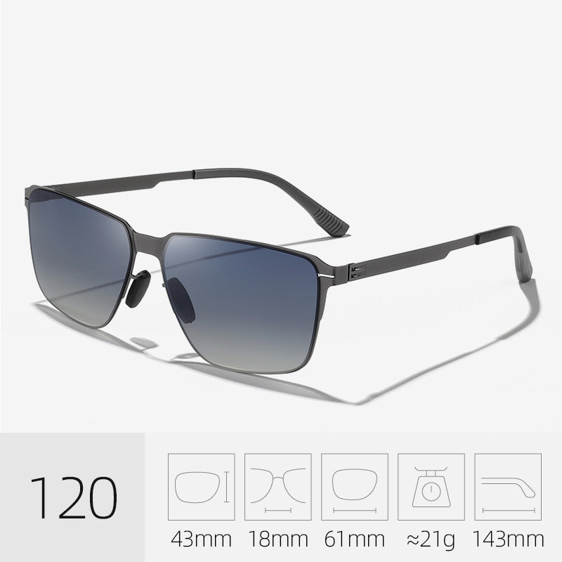 Klassische Übergroße Quadratische Sonnenbrille Brehn