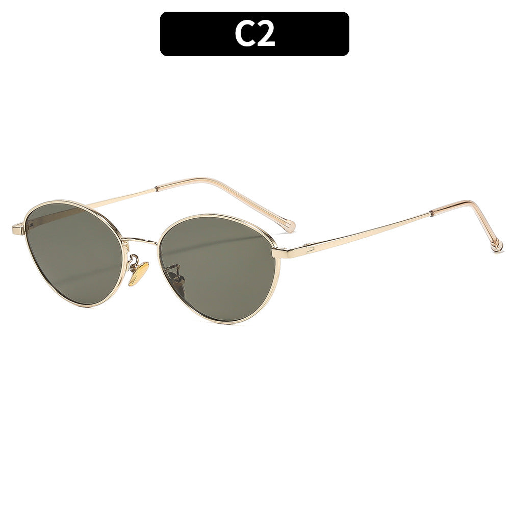 Elegante runde Sonnenbrille