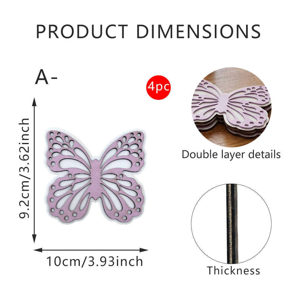 Dekorative Schmetterling Holzfigur Brehn