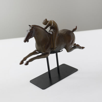 Pferdesport-Themen dekorative Skulptur
