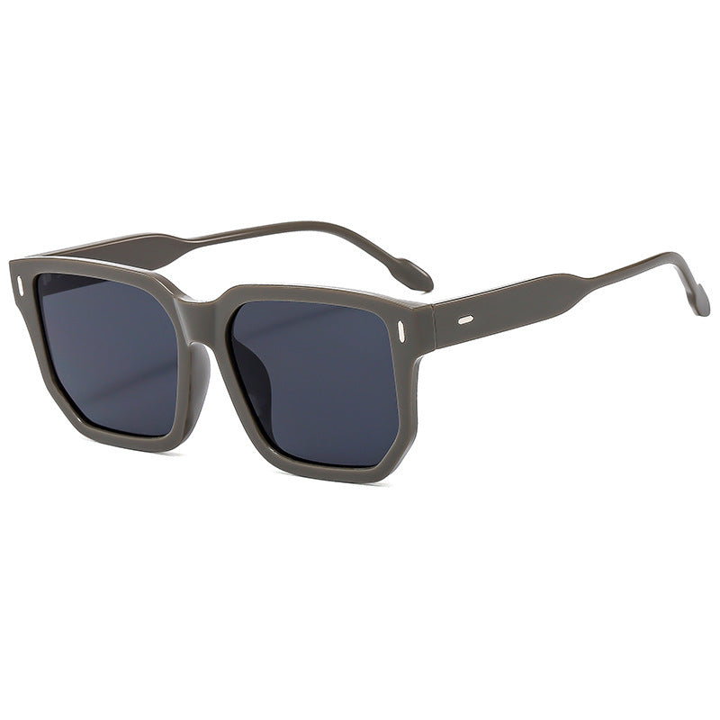 Damen Quadratische Sonnenbrille mit modernem, rahmenlosem Design Brehn