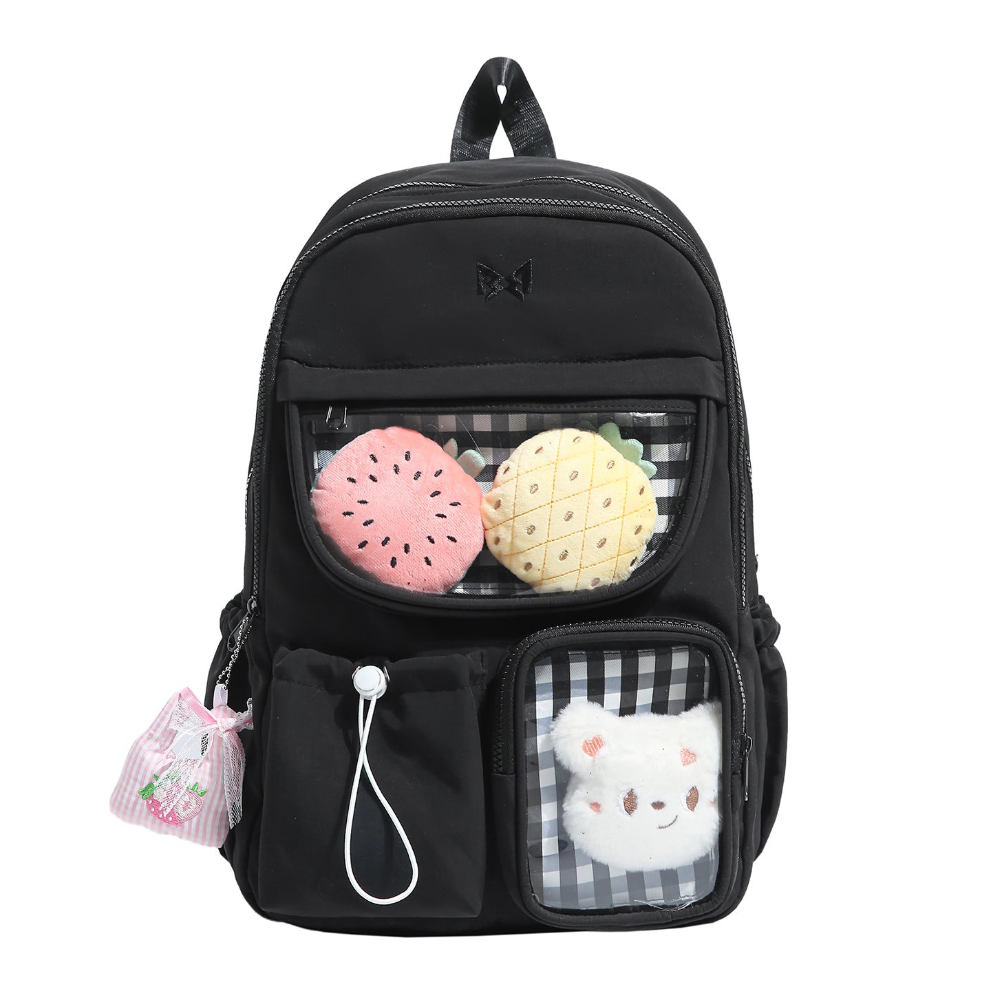Funktionaler Plüsch-Aufbewahrung-Rucksack Brehn