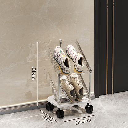 Schuhregal mit transparentem Design Brehn