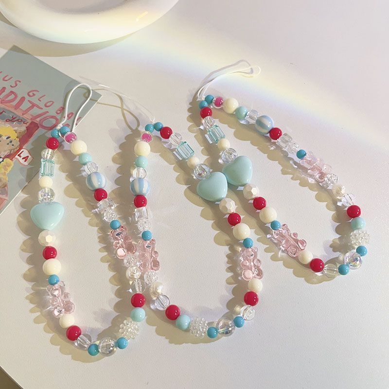 Farbige Perlen Charm Armband Brehn
