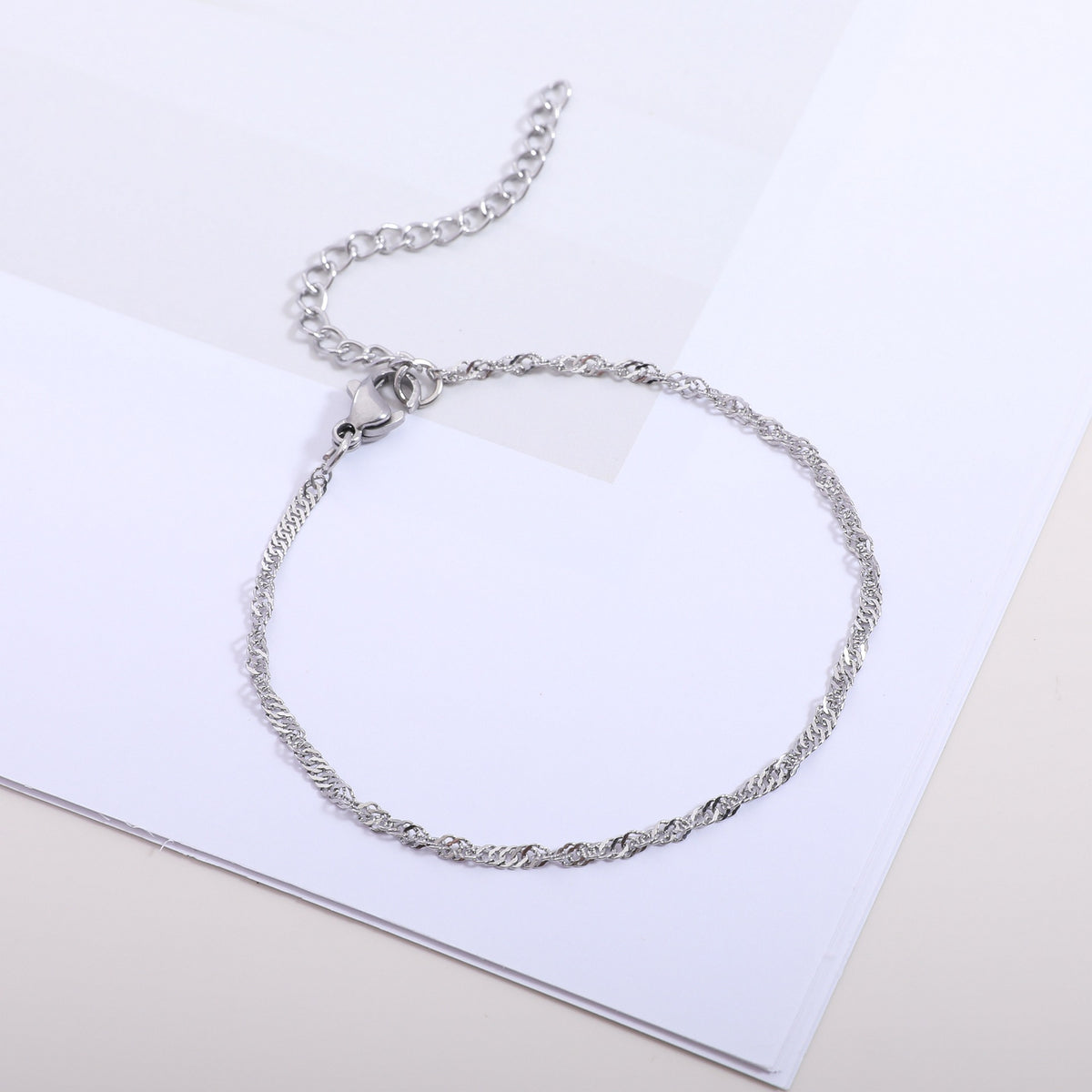 Strukturierte verdrehte Kettenarmband Brehn