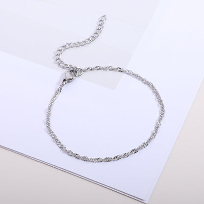Strukturierte verdrehte Kettenarmband Brehn
