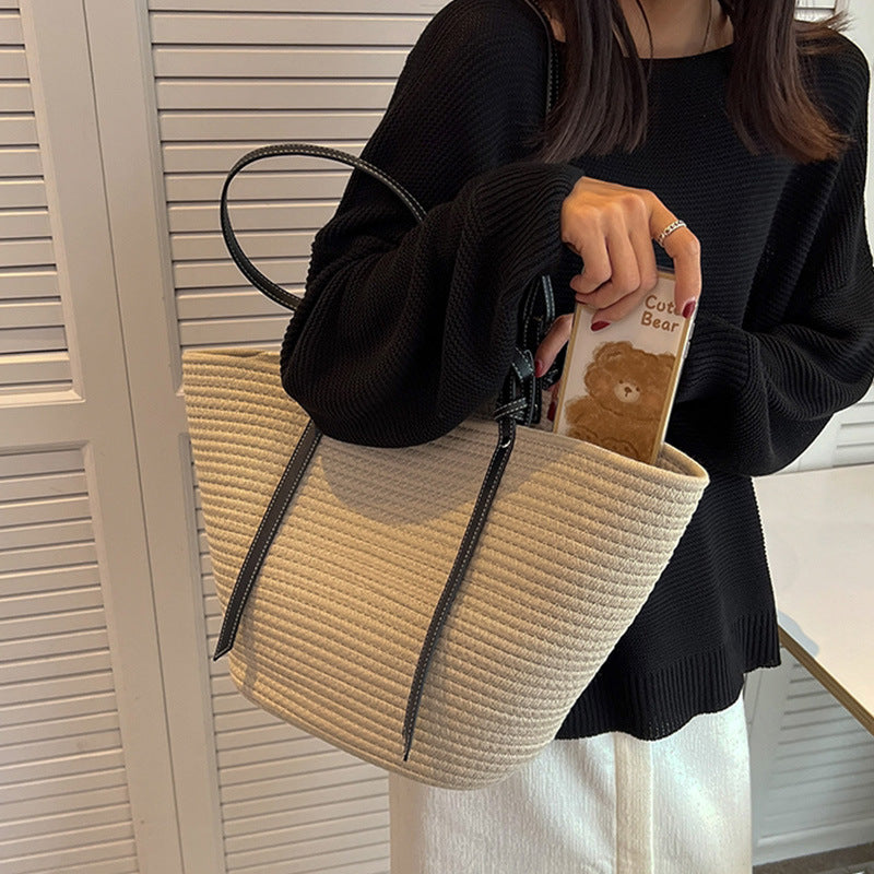 Elegante Shopper Tasche mit Textur Brehn