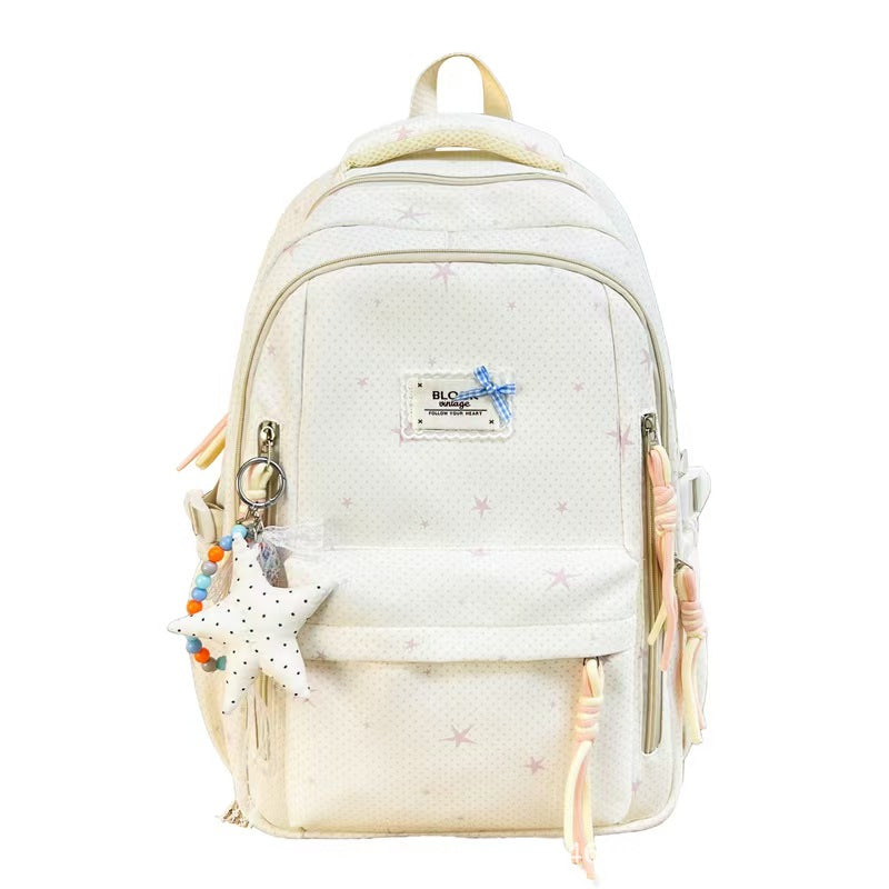 Stern-verzierte Mehrfach-Taschen-Rucksack Brehn