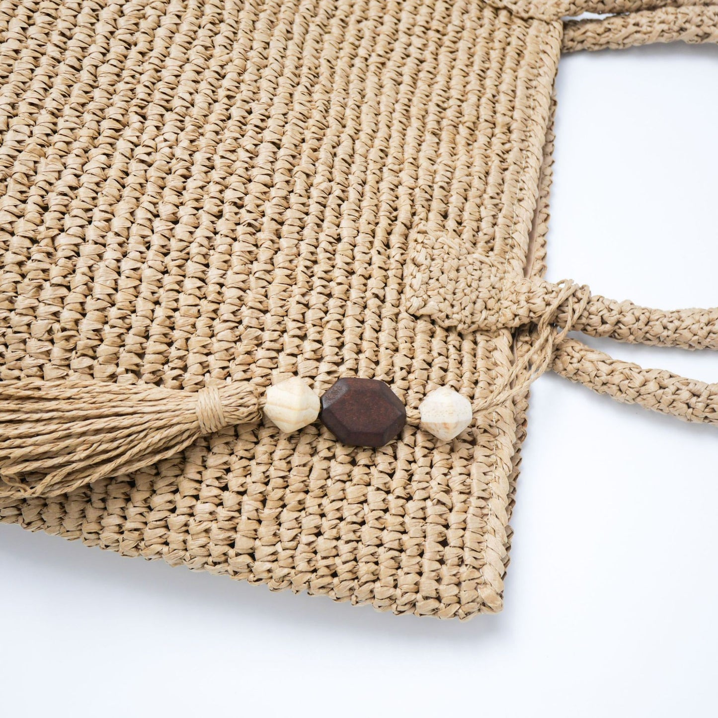 Makramee Tasche mit Quasten-Details Brehn
