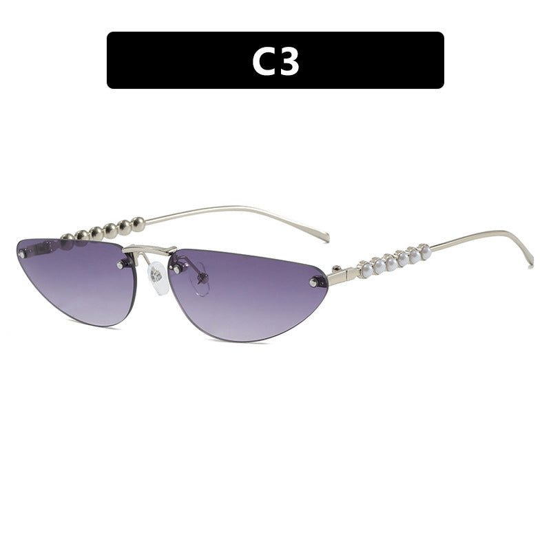 Damen Cat-Eye Sonnenbrille mit luxuriösen Details und schützendem UV-Filter Brehn