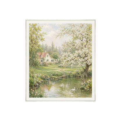Florale Landschaft Leinwandkunst