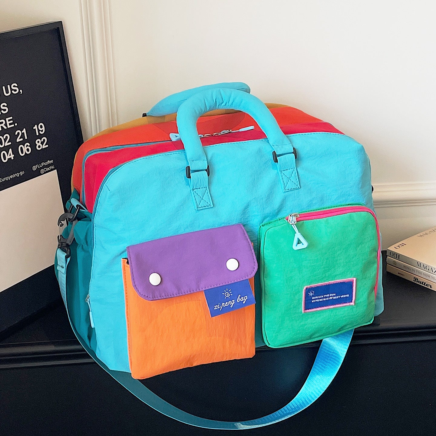 Multi-Pocket Utility Reise Duffel Bag Brehn