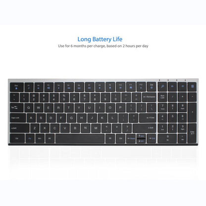 Ultraleichte Kabellose Tastatur mit Langer Akku-Laufzeit Brehn