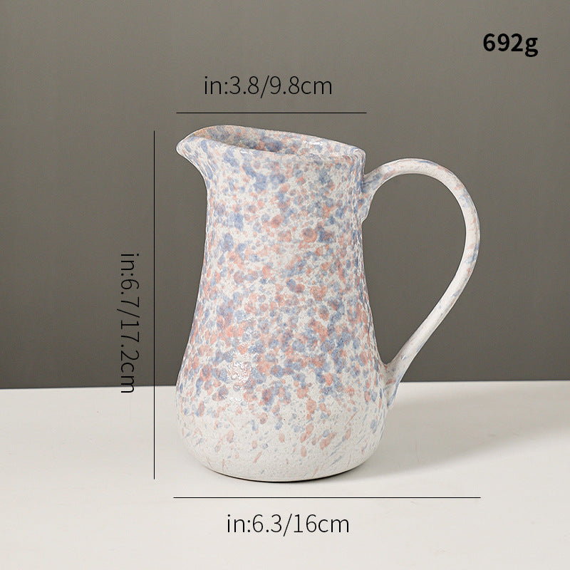 Künstlerische glasierte Keramikvase