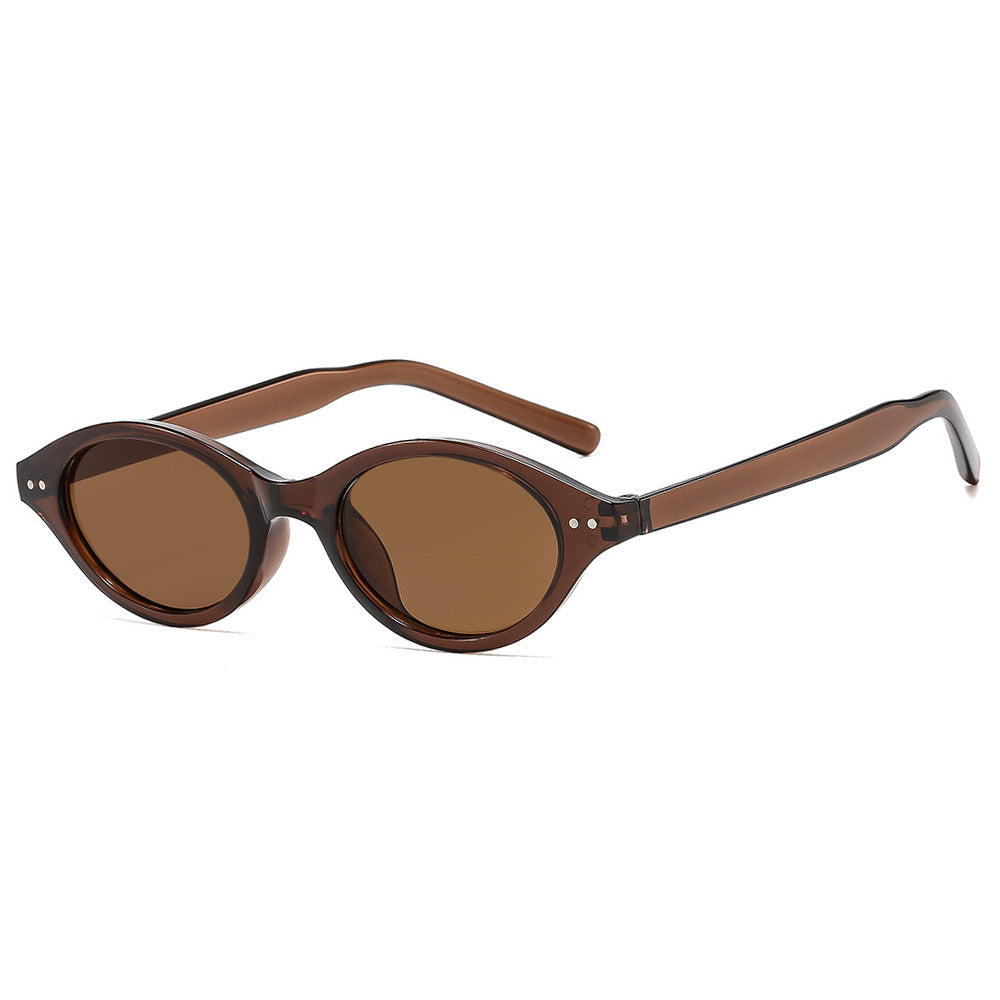 Damen Katzenaugen-Sonnenbrille mit einzigartigem Muster Brehn