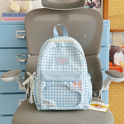 Niedlicher karierten Design Rucksack Brehn