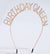 Damen Haarschmuck mit funkelndem Schriftzug Brehn